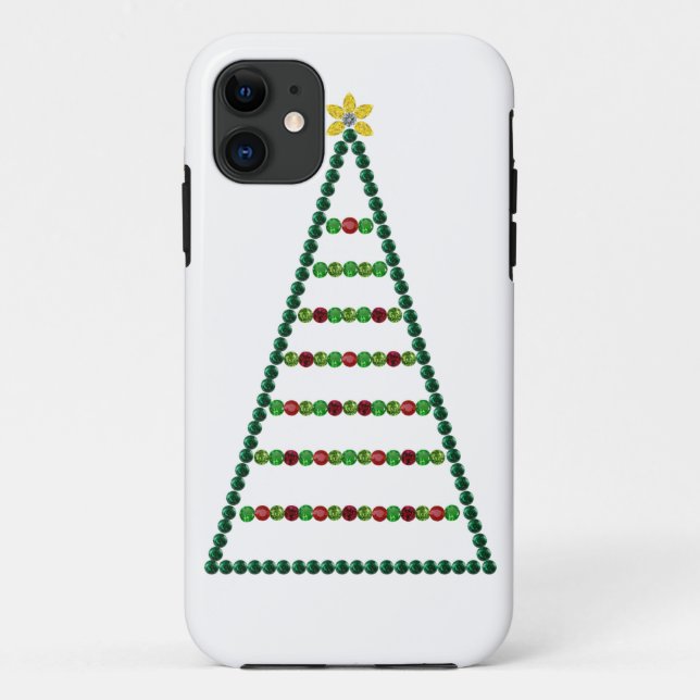 Drei Weihnachtsbäume Case-Mate iPhone Hülle (Rückseite)