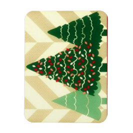 Drei Weihnachtsbäume Magnet