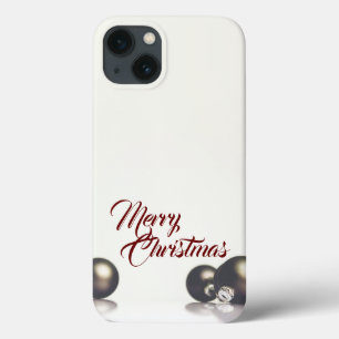 Drei Weihnachtskugeln vor hellem Hintergrund Case-Mate iPhone Hülle