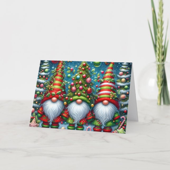 Drei weise Gnome Weihnachten (Vorderseite)