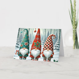 Drei weise Gnome Weihnachten