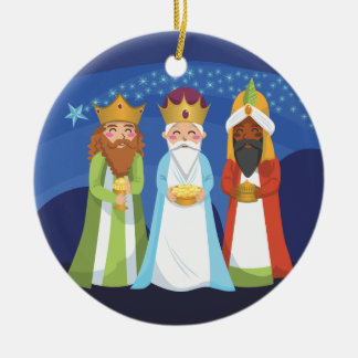Drei weise Männer Keramik Ornament