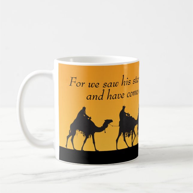 Drei Weisen religiöse Weihnachten Kaffeetasse (Links)
