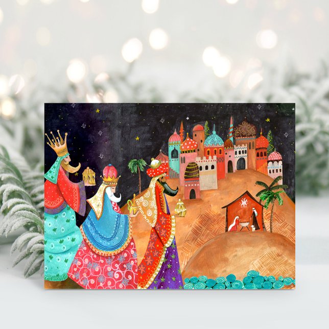 Drei Weisen Weihnachtsfeiertag | Grußkarten Feiertagskarte (Three Wise Men Christmas Holiday | Greetings Cards)