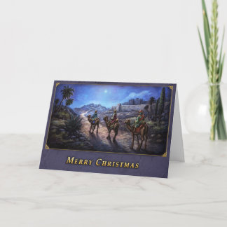 Drei Weisen Weihnachtskarte Feiertagskarte