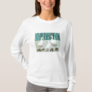 Drei weiße Gänse T-Shirt