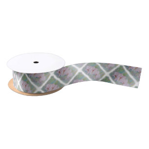 DREI WEISSE ORCHIDEN RIBBON SATINBAND
