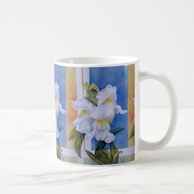DREI WEISSE SNAPDRAGONS CLASSIC ME KAFFEETASSE (Rechts)