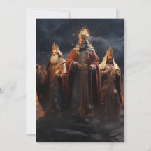 Drei weiße Weihnachtskarte