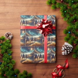 Drei Wismen nach einem Star Geschenkpapier