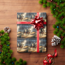 Drei Wismen nach einem Star Geschenkpapier