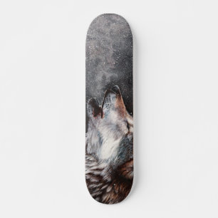 Drei Wölfe Skateboard