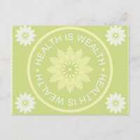 Drei Word-Zitate: Gesundheit ist Wohlstand~