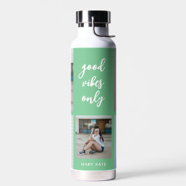 Drei Wörter Collage EDITABLE FARBFLasche Trinkflasche