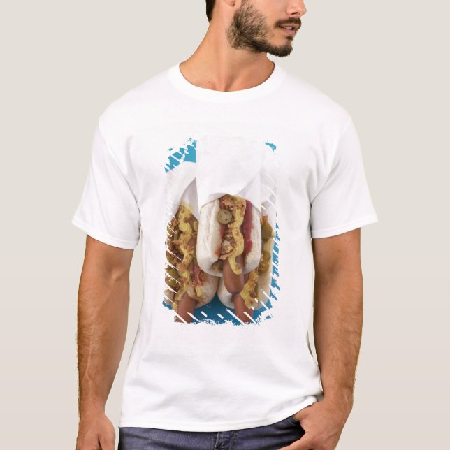 Drei Würstchen in den Brötchen T-Shirt (Vorderseite)