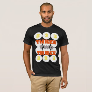Drei zu drei T-Shirt