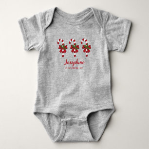 Drei Zuckerstangen - Mein erstes Weihnachten und N Baby Strampler