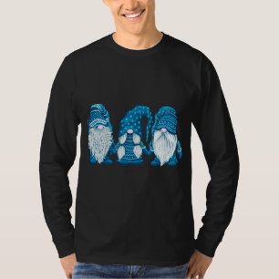 Drei Zwerge in blauen Kostümen Weihnachten - Hangi T-Shirt