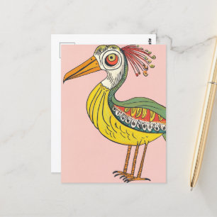 Dreibeinvogel Postkarte