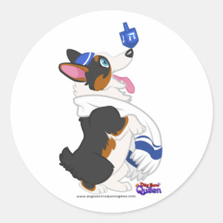 Dreidel-Aufkleber Runder Aufkleber