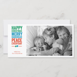 Dreidel Baum 1 Feiertagskarte