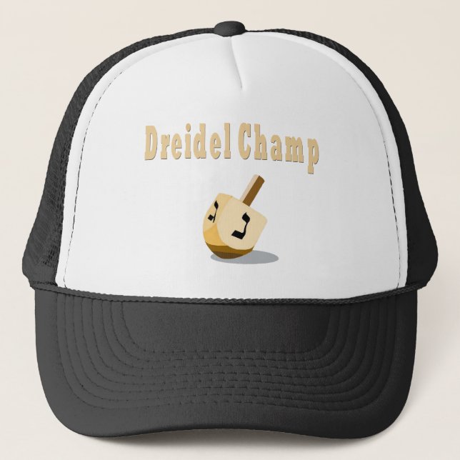 Dreidel Champions-Hut Truckerkappe (Vorderseite)