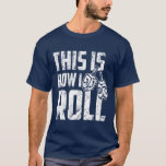 Dreidel Chanukka Chanukah Shirt-lustiges jüdisches T-Shirt<br><div class="desc">Dieses ist,  wie ich rolle - fantastisches Shirt für israelisches jüdisches,  das Chanukka mit einem Lächeln feiert</div>