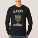 Dreidel Menorah Funny Chanukah Geschenk Happy Hanu T-Shirt<br><div class="desc">Dreidel Menorah Funny Chanukah Geschenk Happy Hanukkah</div>