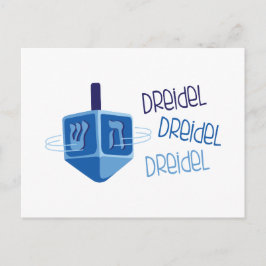 Dreidel Postkarte