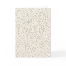 "Dreidels & Stars" Grußkarte w Umschlag