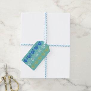 Dreidels + Sternengeschenktafeln Geschenkanhänger
