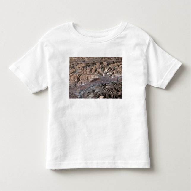 Dreidimensionale Sicht der Landschaft Kleinkind T-shirt (Vorderseite)