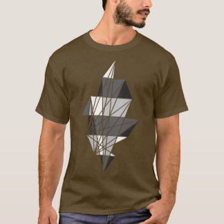 Dreidimensionales Vectorial-Design T-Shirt
