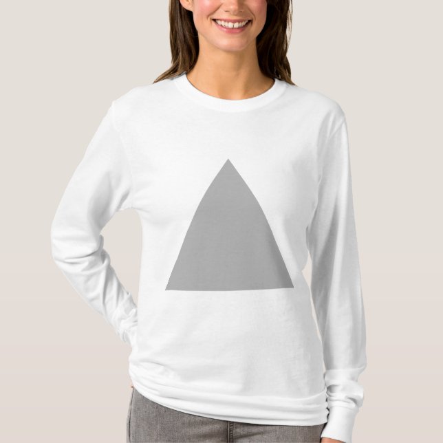 Dreieck - 30pc Grau T-Shirt (Vorderseite)