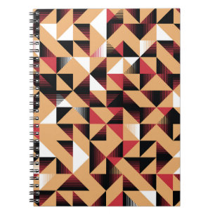 Dreieck Abstrakt, Retro Elegante Schönheit. Notizblock
