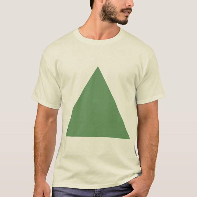 Dreieck - Army Green T-Shirt (Vorderseite)