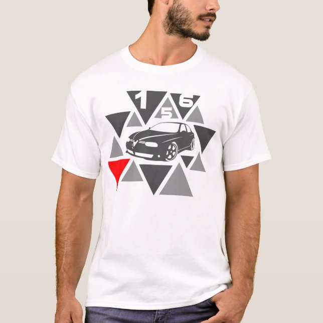 Dreieck-Auto -156- T-Shirt (Vorderseite)
