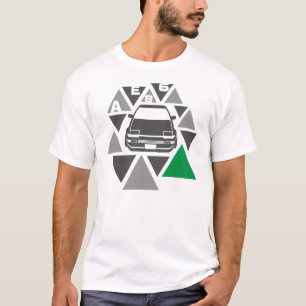 Dreieck-Auto - AE86- T-Shirt
