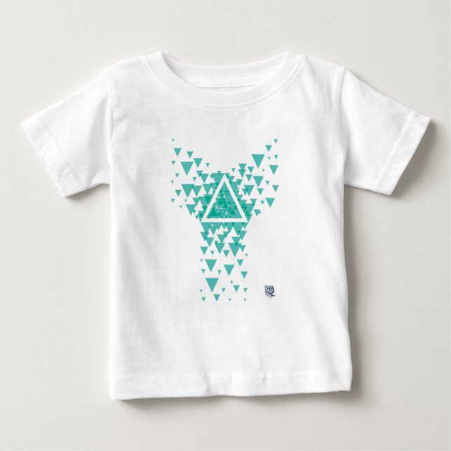 Dreieck Baby T-shirt (Vorderseite)