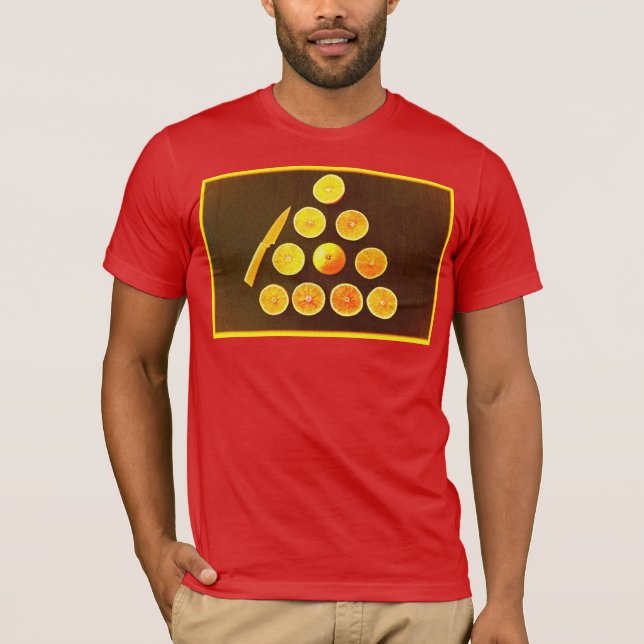 "Dreieck der halben Orangen" Niedliches Foto. Jetz T-Shirt (Vorderseite)