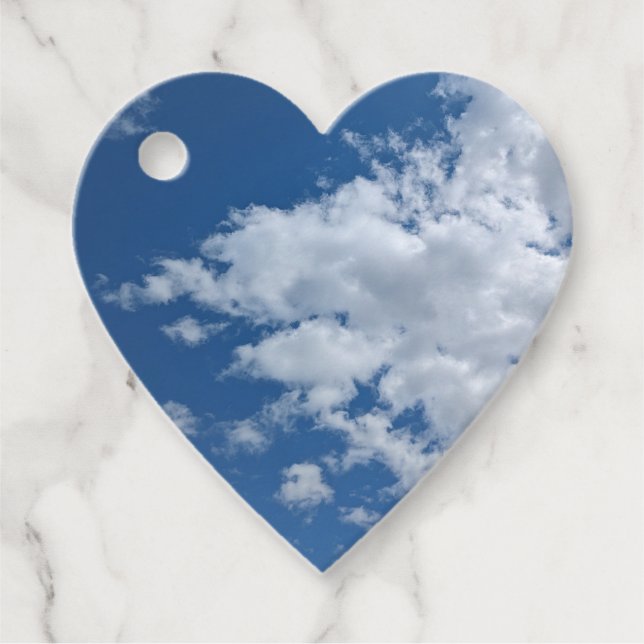 Dreieck der Wolken Geschenkanhänger (Vorderseite)