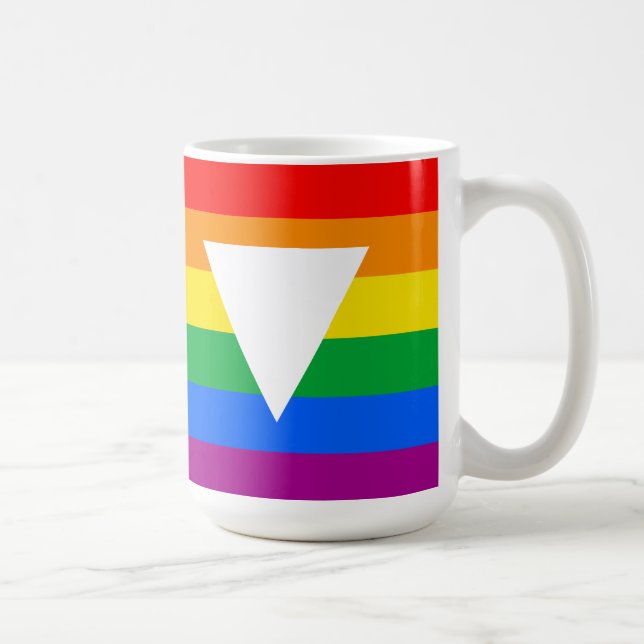 Dreieck-Design des Gay Pride Tasse (Rechts)
