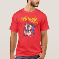 Dreieck-Drosselklappen-T - Shirt