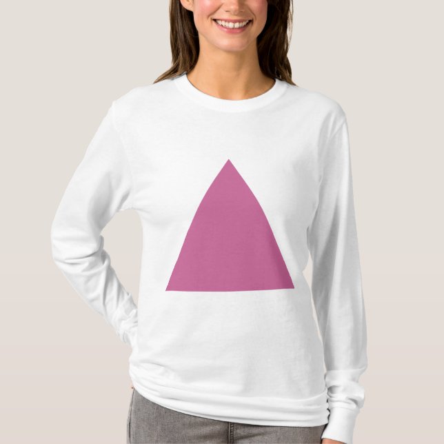 Dreieck - Dusty Rose T-Shirt (Vorderseite)