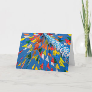 Dreieck-Flag-Dekoration Karte