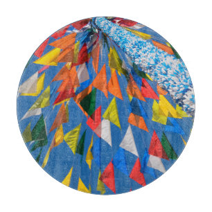 Dreieck-Flag-Dekoration Schneidebrett