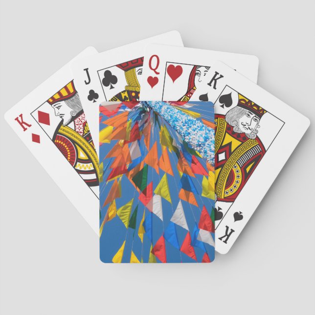 Dreieck-Flag-Dekoration Spielkarten (Rückseite)