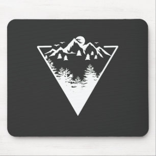 Dreieck frame artwork with wilderness landscape mousepad