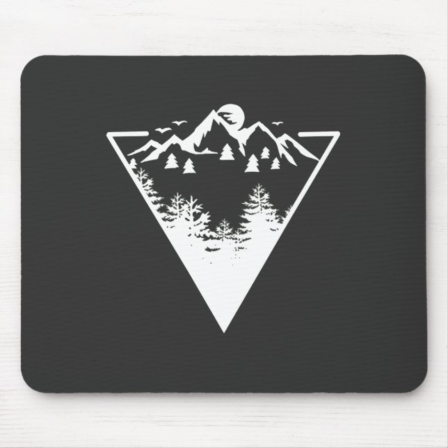 Dreieck frame artwork with wilderness landscape mousepad (Vorne)