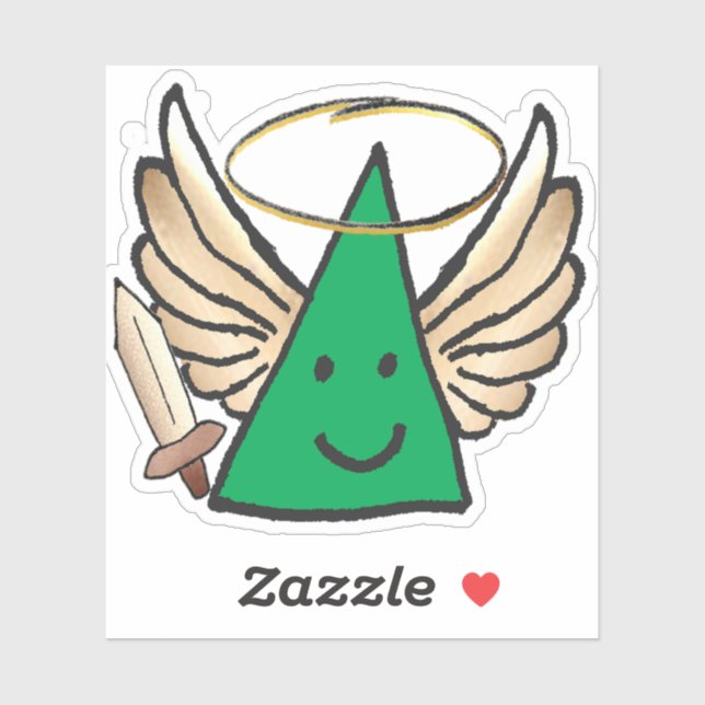 Dreieck für Hoffnung! Aufkleber (Blatt)